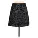 H&M Casual Skirt: Black Tweed Bottoms - Women's Size 6