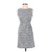 Banana Republic Factory Store Cocktail Dress - Sheath: Gray Marled Dresses - Women's Size 0