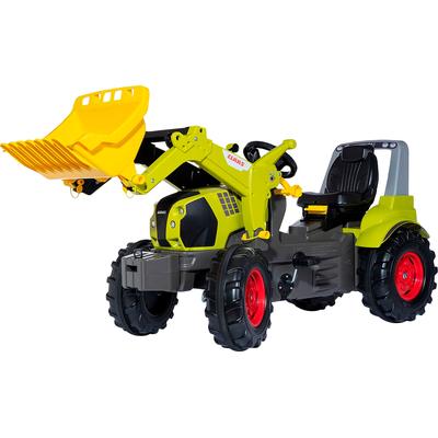 Trettraktor ROLLY TOYS "rollyPremium II Claas Arion 600", bunt (grün, anthrazit, gelb), Tretfahrzeuge, KinderB:54cm H:75cm T:150cm, Kunststoff, inkl. rollyTrac Lader, B:54cm H:75cm T:150cm
