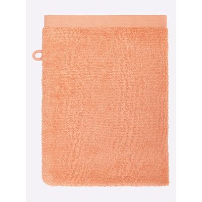 Handtuch WÄSCHEPUR Gr. 1, rot (apricot), B:50cm L:100cm, 100% Baumwolle, Handtücher (Packung) Image