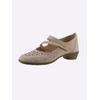 Klettschuh CLASSIC BASICS, Damen, Gr. 41, grau (taupe), Nubukleder, feminin, Schuhe