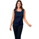 Tanktop HERMANN LANGE COLLECTION "Shine" Gr. 50, blau (dunkelblau) Damen Tops Tanktops