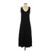 Kenneth Cole New York Casual Dress - Midi: Black Solid Dresses - Women's Size X-Small