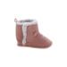Carter's Booties: Winter Boots Stacked Heel Boho Chic Pink Shoes - Size 0-3 Month
