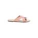Charles Albert Sandals: Pink Solid Shoes - Women's Size 8 - Open Toe