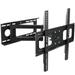 Fresh Fab Finds TV Wall Mount Swivel Tilt Full-Motion Articulating Wall Rack for 32-55 in. TVs 99lbs Max Bearing Support VESA Up to 400 x 400 mm Black