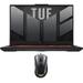 ASUS TUF Gaming A17 Gaming & Entertainment Laptop (AMD Ryzen 7 7735HS 8-Core 32GB DDR5 4800MHz RAM 2x512GB PCIe SSD RAID 1 (512GB) GeForce RTX 4060 17.3 144Hz Win 11 Pro) with TUF Gaming M3