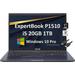 ASUS ExpertBook P1 P1510 15.6 FHD (Intel 4-Core i5-1035G1 20GB RAM 1TB PCIe SSD Full HD IPS) Business Laptop Backlit Keyboard Fingerprint Reader Type-C Win 10 Pro/Win 11 Pro Aluminum Blue