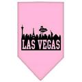 Las Vegas Skyline Screen Print Bandana Light Pink Large