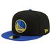 Men's New Era Black/Royal Golden State Warriors 2-Tone 59FIFTY Fitted Hat