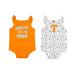 Girls Newborn & Infant Colosseum Tennessee Orange/White Volunteers Two-Pack Hopper Ruffle Bodysuit Set