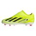 Youth adidas Yellow Soccer Equipment X Crazyfast League Laceless Firm Ground Cleats