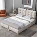 [Comfortable Upholstered Bed]Full Size Upholstered Platform Bed