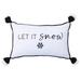 Pillow Perfect Christmas Indoor Decorative Throw Pillow, Complete with Zipper Closure