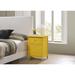 Glory Furniture Izzy G1402-N 1 Drawer /1 Door Nightstand , Yellow