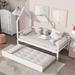 Kid-Friendly Design Twin Size Bed Kids Bed Wooden Daybed with trundle