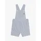 Petit Bateau Baby Stripe Shorts Dungaree, Gauloise/Marshmallow