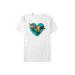 Men's Big & Tall Aqua Love Tops & Tees by Mad Engine in White (Size 5XL)