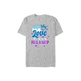 Men's Big & Tall Fall Love Sleep Tops & Tees by Mad Engine in Athletic Heather (Size 3XL)