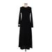 Shein Casual Dress - Sweater Dress: Black Dresses - Women's Size 6