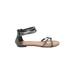 Madewell Sandals: Black Solid Shoes - Women's Size 7 - Open Toe