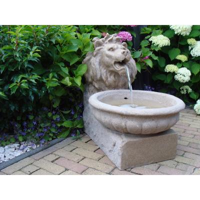 Gartenbrunnen UBBINK "Basel", beige (sandfarben), Polyresin, Wasserspiele