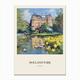 Holland Park London Vintage Cezanne Inspired Poster Canvas Print by Travel Poster Collection