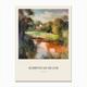 Hampstead Heath London United Kingdom 4 Vintage Cezanne Inspired Poster Canvas Print by Travel Poster Collection