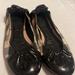 Burberry Shoes | Burberry Flats, Size 37 1/2 | Color: Black/Cream | Size: 37 1/2