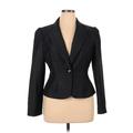 Nine West Blazer Jacket: Short Gray Jackets & Outerwear - Women's Size 14