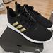 Adidas Shoes | Adidas Womens' Qt Racer 2.0 Sneakers | Color: Black/Gold | Size: 9