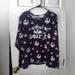 Disney Tops | Disney’s Nightmare Before Christmas Purple Printed Long Sleeve T-Shirt Size 2x | Color: Purple/White | Size: 2x