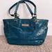 Coach Bags | Authentic Coach Patent Leather Purse Bag | Color: Blue | Size: Os