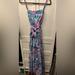 Lilly Pulitzer Dresses | Lilly Pulitzer Aviana Maxi Dress Mr Peacock Blue Tweethearts Size 6 | Color: Blue/Purple | Size: 6