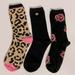 Kate Spade Accessories | Kate Spade 3 Pairs Crew Cut Socks | Color: Pink/Tan | Size: Os
