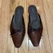 Anthropologie Shoes | Anthropologie Brown Slides | Color: Brown | Size: 37eu