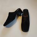 Nine West Shoes | 8 Pony Black Y2k Heeled Slides Clogs Nine West | Color: Black | Size: 8