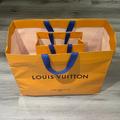 Louis Vuitton Accessories | Louis Vuitton Shoe Box Orange Color 10.5"X5"15" & Louis Vuitton Medium Gift Bag | Color: Orange | Size: Os