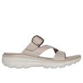 Skechers Women's Relaxed Fit: Easy Going - Slide On By Sandals | Size 6.0 | Taupe | Synthetic | Vegan