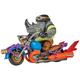 Teenage Mutant Ninja Turtles 83447 Mutant Mayhem Chopper Cycle mit exklusiver Rocksteady Figur Jungen von 4 bis 7 Jahren und TMNT-Fans