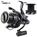 YIWENG 4.9:1 Carp Reel 15kg Brake Force Dual Brake Fishing Reel with Dual Spool for Fishing