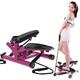 Steppers for Exercise, Home Steppers with Display, Step Exercise Machine with Resistance Bands for Home Workout, Up Down Swing Twist Stepper for Leg Arm Full Body Trainer