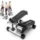 Stepper,Stepper Exercise Machine Step Mini, Stepper Aerobic Motor Stepper Multi-Function Mute Slimming with Power Ropes for Home Fitness,A (B) Efficency