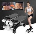 Stepper,Mini Display Twist Exercise Adjustable Resistance & Arm Cords Stair Climber Gym Step Swing