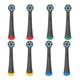 Compatible with IO 3/4/5/6/7/8/9/10 Series Ultimate Clean Electric Toothbrush Replacement Brush Heads (Color : Black-8 Pack)