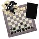 ERINGOGO 4 Sets Board Game Chess for Kids Learning Chess Toy Travel Toy Kids Chess Board Rollable Chess Board Kids Mini Toys Aldult Toys Tournament Chess Kit Child Game Chess Variety Fabric