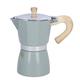 Stovetop Espresso Maker, Italian Espresso Coffee Maker, Aluminum Stove Top Espresso Maker Moka Pot for Cappuccino, Latte, 6 Cup/300ML(Lake Teal)