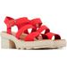 Sorel Joanie Heel Ankle Strap Sandals - Women's 617 8.5 2069761-617-8.5