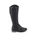 Journee Collection Boots: Black Solid Shoes - Women's Size 5 1/2 - Round Toe