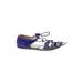 Olivia Morris Sandals: Purple Print Shoes - Women's Size 40 - Almond Toe